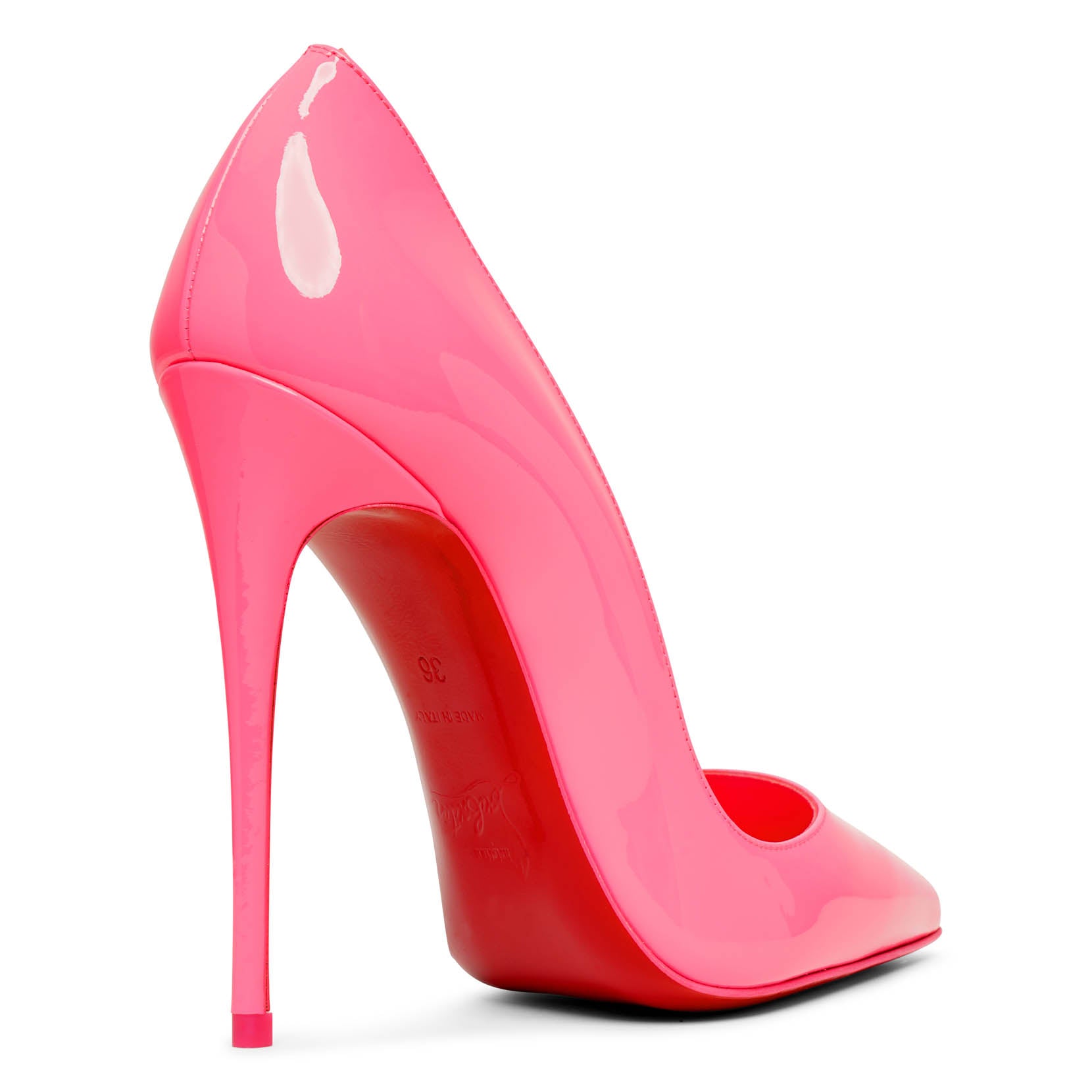 Christian Louboutin | So Kate 120 pink patent pumps | Savannahs