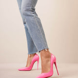 So Kate 120 pink patent pumps