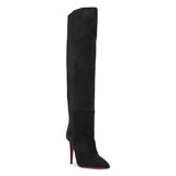 Astrilarge Botta 100 black suede boots