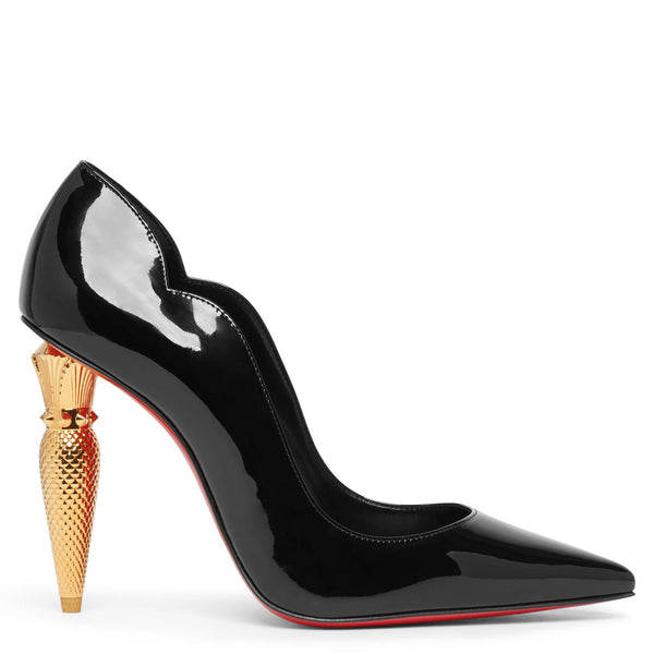 Lipchick 100 black patent pumps