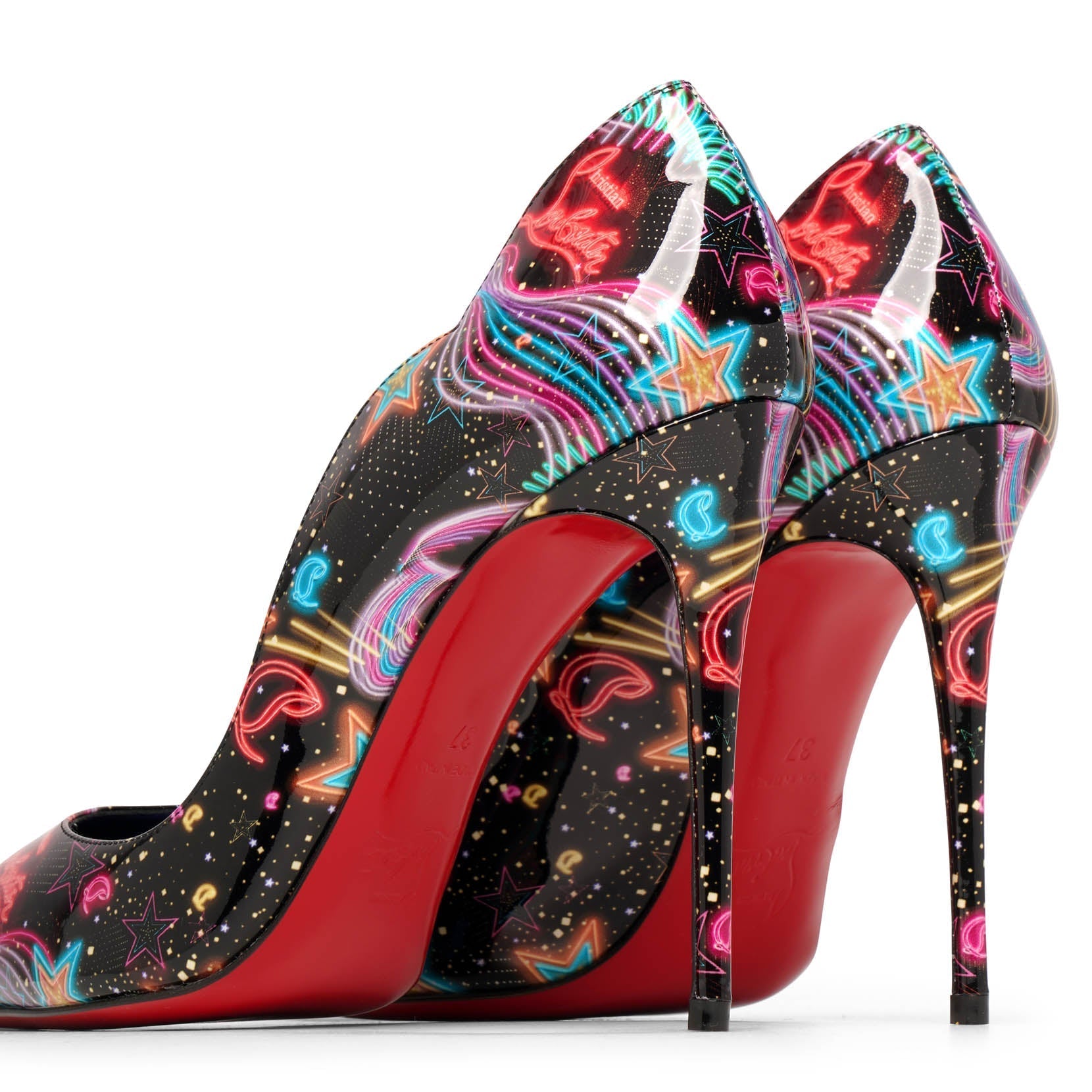Christian Louboutin | Hot Chick 100 multi patent pumps | Savannahs