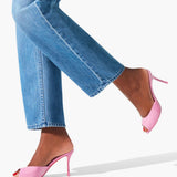 Me Dolly 85 pink patent mules