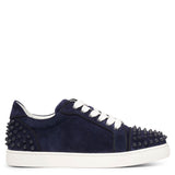 Vieira 2 orlato navy blue suede sneakers