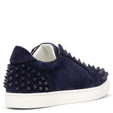 Vieira 2 orlato navy blue suede sneakers