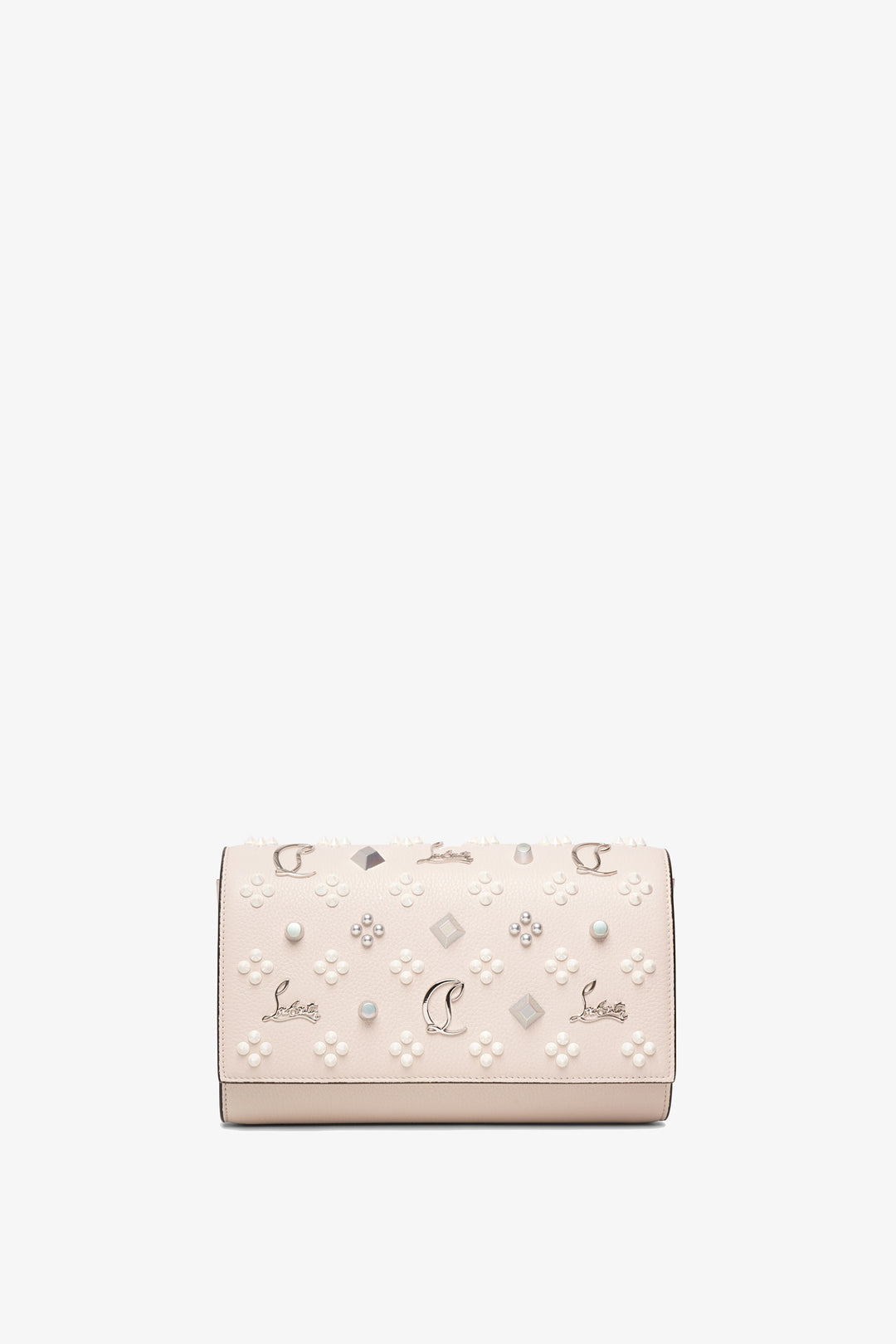 Christian Louboutin Paloma light beige clutch Savannahs