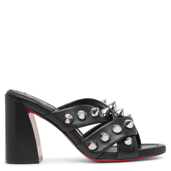 Spika club 85 black leather mules