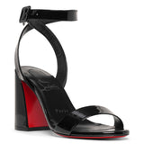 Miss Sabina 85 black patent sandals