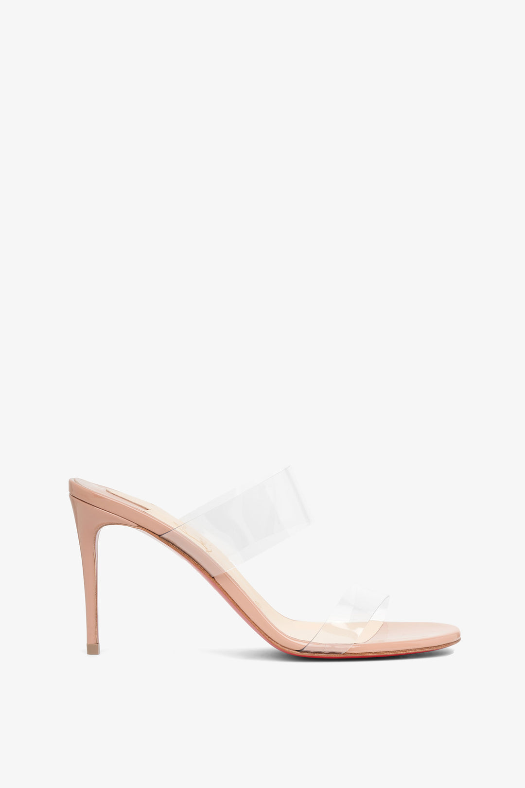 Christian Louboutin | Just Nothing 85 PVC nude sandals | Savannahs