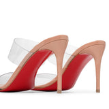 Just Nothing 85 PVC nude sandals