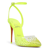 Spikaqueen 100 yellow pumps