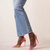 Spikoo 100 pink pumps