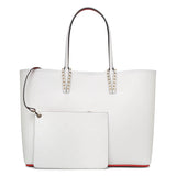 Cabata loubinthesky white tote bag