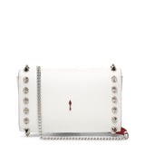 Paloma maxi spikes white clutch