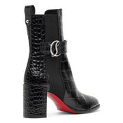 CL Chelsea 70 embossed black leather ankle boots