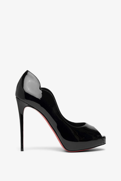 Christian Louboutin | Hot Chick Alta 120 black patent pumps