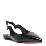Hot Chickita sling black patent flats