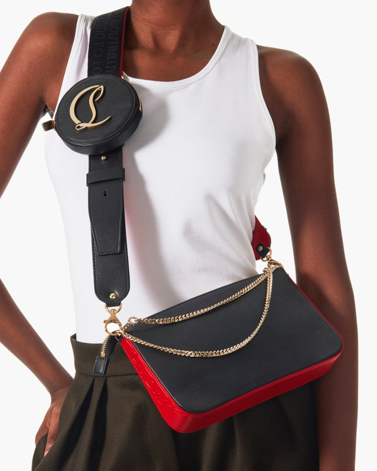 Christian Louboutin Black Leather Loubila Chain Minibag | italist, ALWAYS  LIKE A SALE