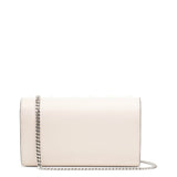 Paloma wallet on chain light pink clutch bag