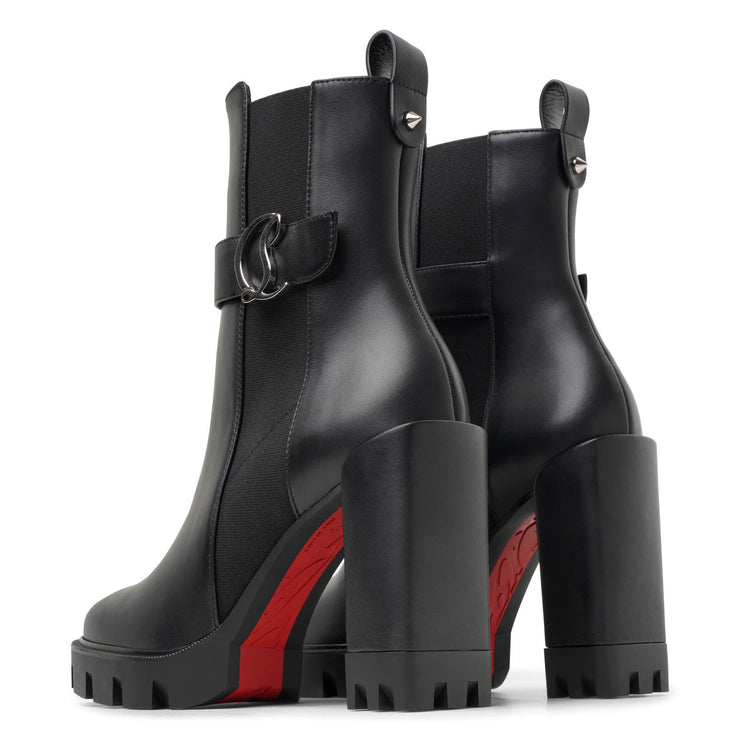 CL Chelsea Lug 100 black leather ankle boots