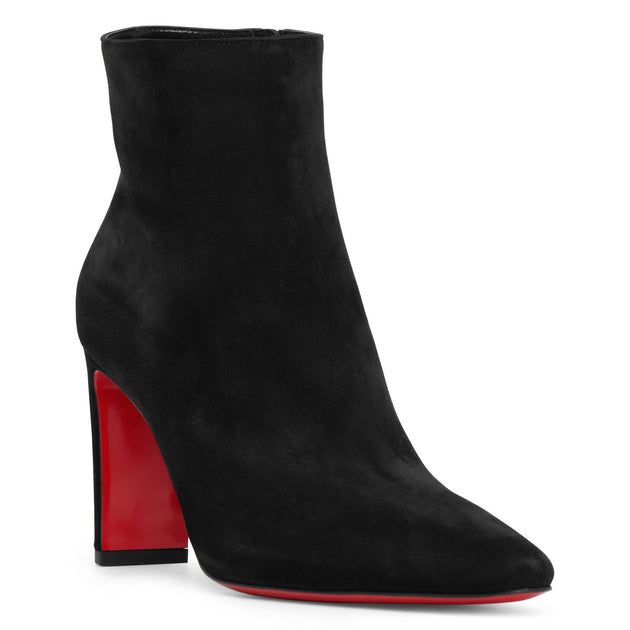 Christian Louboutin Suprabooty 85 black suede ankle boots