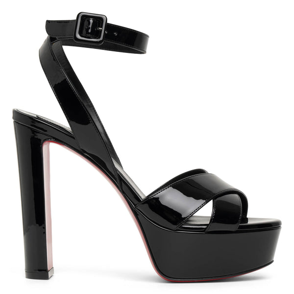 Christian Louboutin | Supramariza 130 black patent leather sandals |  Savannahs