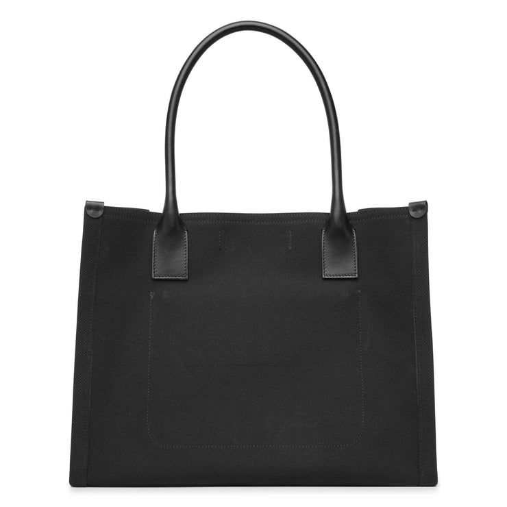 Christian Louboutin | Nastroloubi E/W large black canvas tote bag 