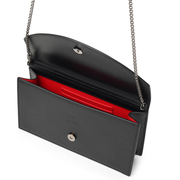 Christian Louboutin, Loubi54 black leather clutch bag