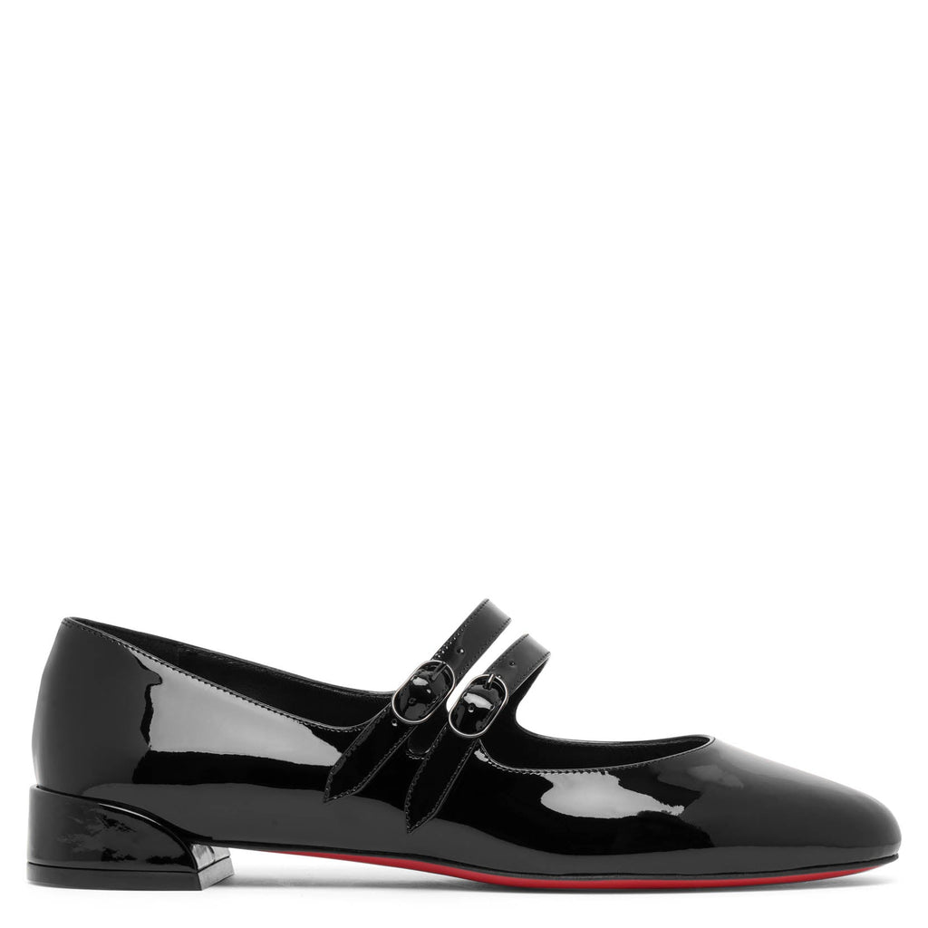 Christian Louboutin | Sweet Jane black patent flats | Savannahs