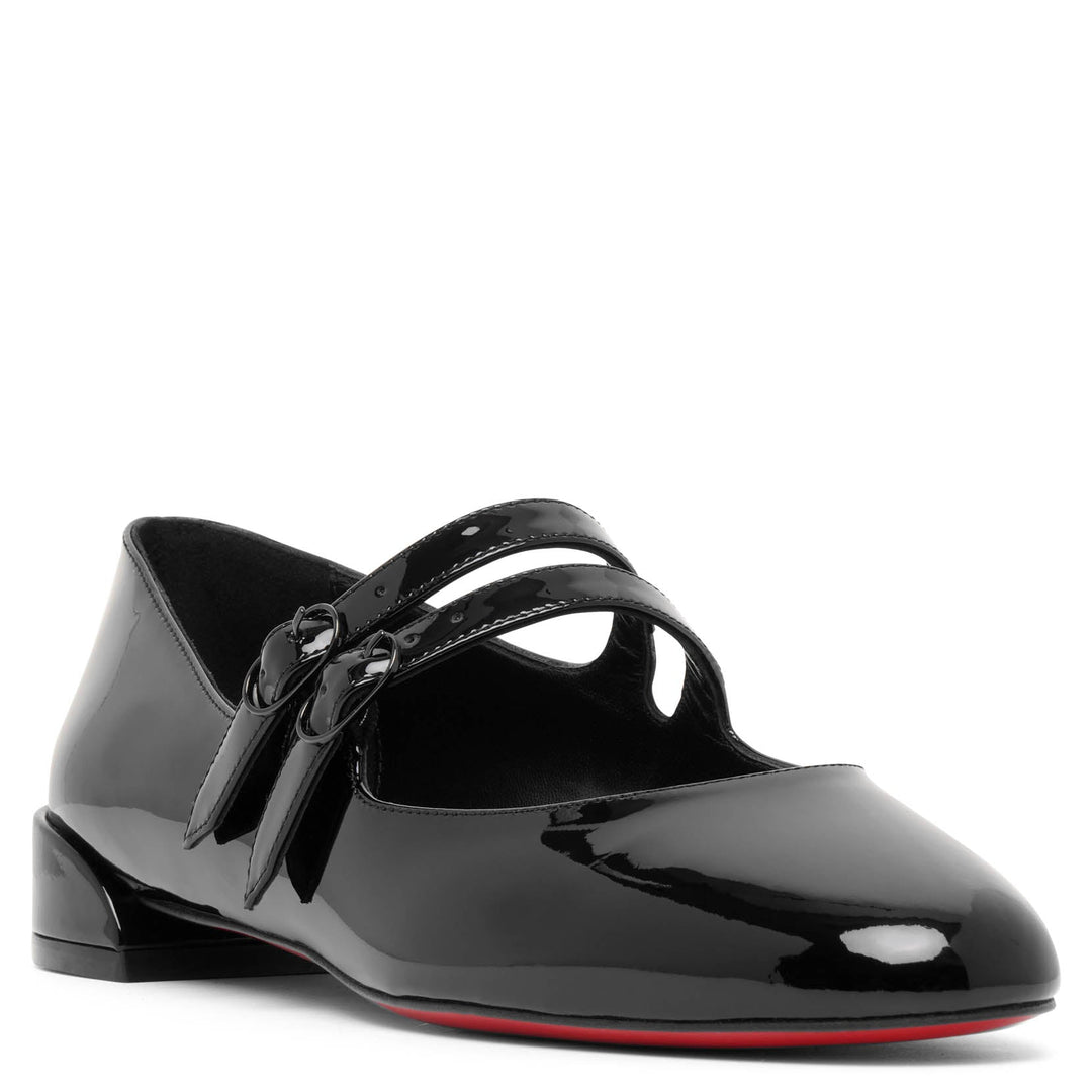 Christian Louboutin | Sweet Jane black patent flats | Savannahs