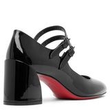 Miss Jane 55 black patent pumps