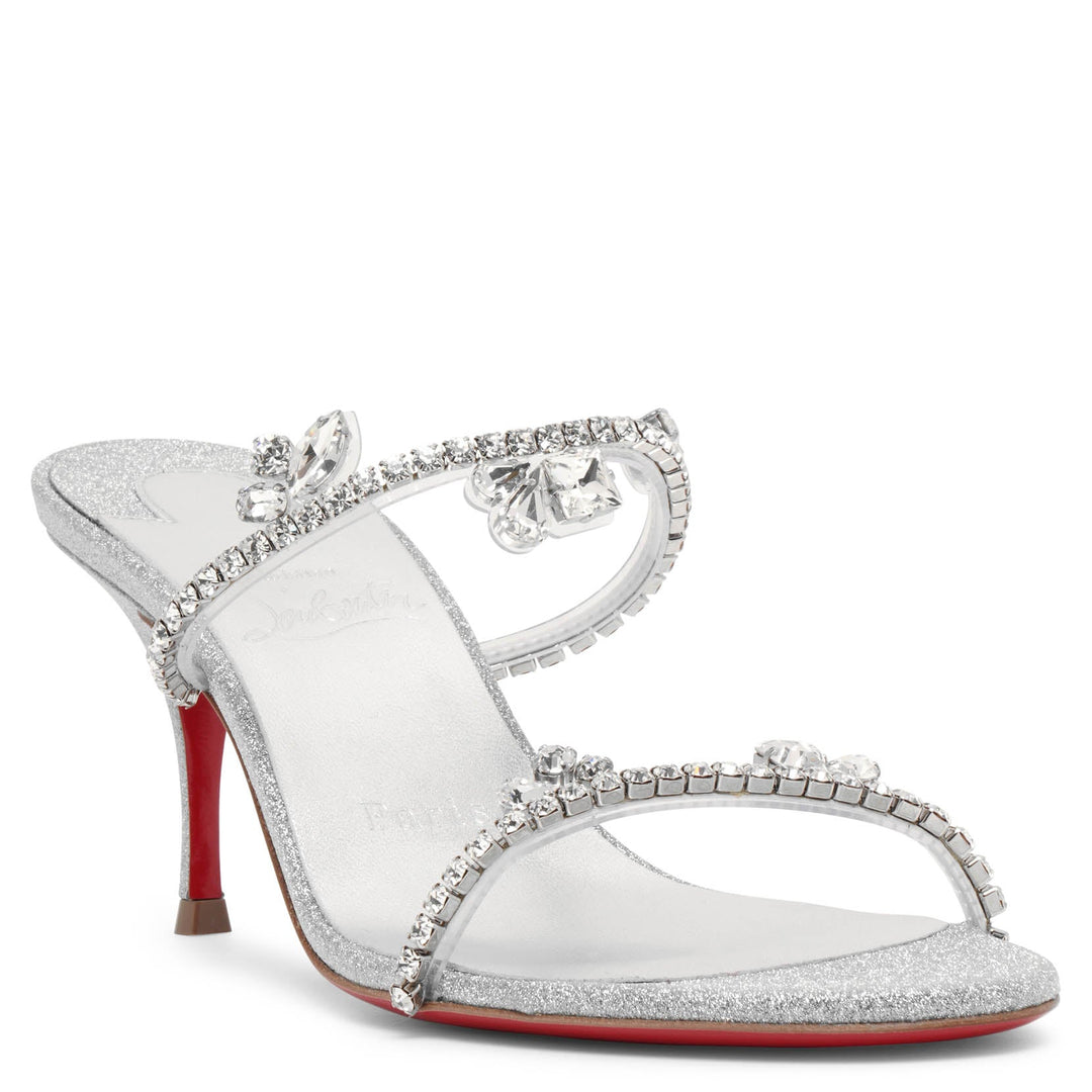 Christian Louboutin | Just Queen 70 glitter sandals | Savannahs