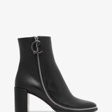 CL Zip 70 black leather ankle boots