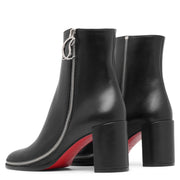 CL Zip 70 black leather ankle boots