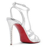 Tangueva 100 silver sandals