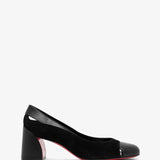 Miss Duvette 55 black leather pumps