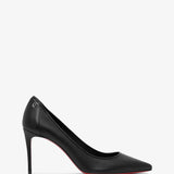 Sporty Kate 85 black leather pumps