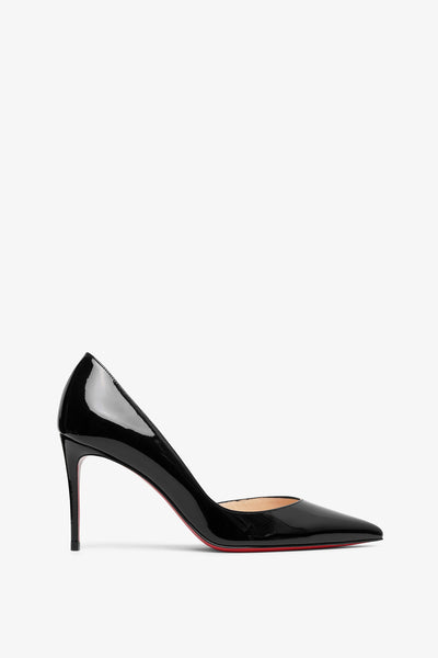 Iriza 85 black patent pumps