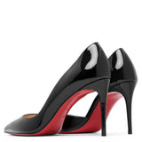 Iriza 85 black patent pumps