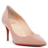 Kate 70 beige patent pumps