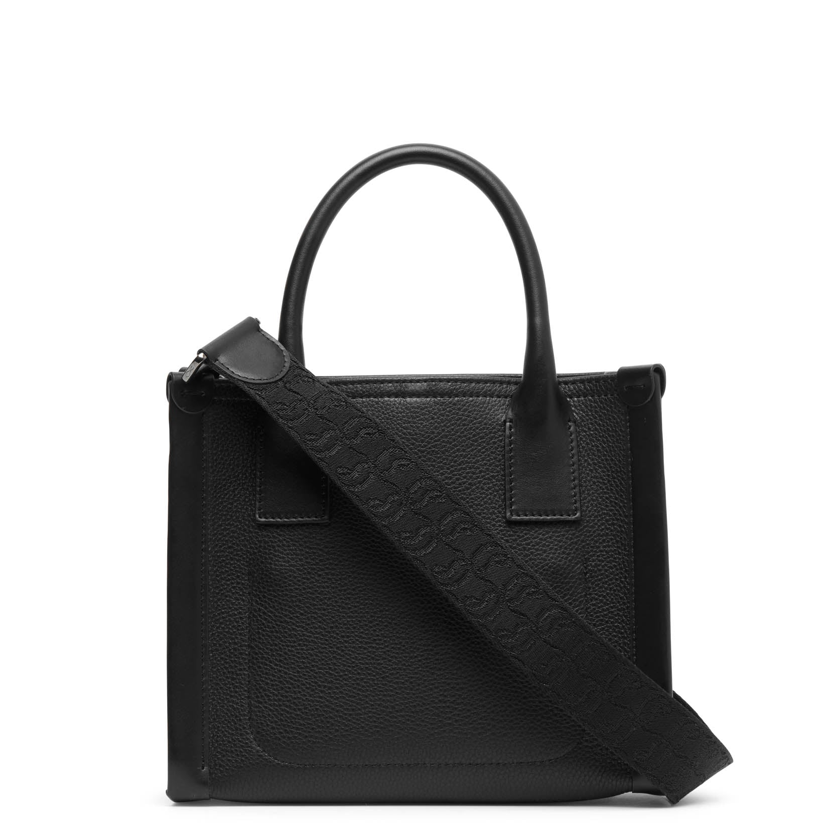 Christian Louboutin | By my side E/W mini black leather tote bag