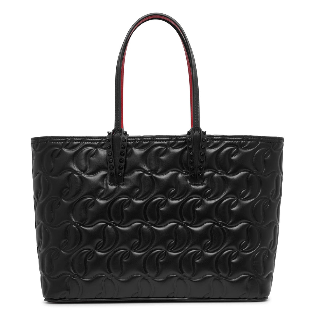 Christian Louboutin Cabata small black leather tote bag Savannahs