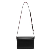 Loubi54 small black leather crossbody bag