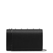 Paloma loubinthesky black leather wallet on chain