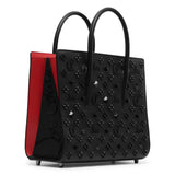 Paloma S medium loubinthesky black bag