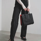 Paloma S medium loubinthesky black bag