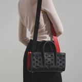 Paloma S baguette loubinthesky black leather bag