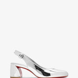So Jane sling 55 silver patent slingbacks