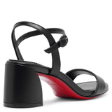 Miss Jane 55 black leather sandals