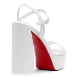 Movida Jane 130 white leather sandals