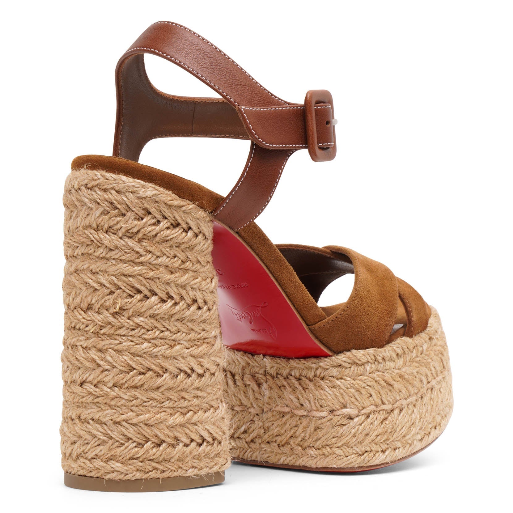 Christian Louboutin | Super Calakala 130 brown suede sandals
